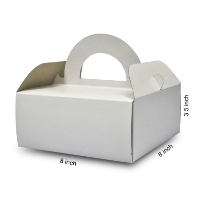 Basic Cake Box with Handle 02 (20pcs)